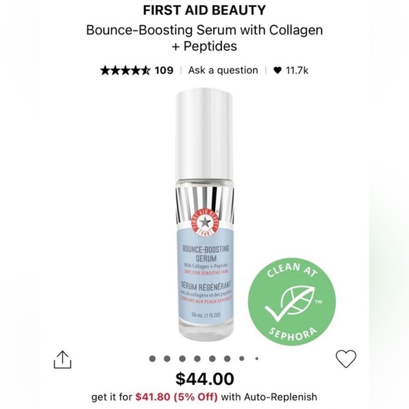 BOUNCE-BOOSTING SERUM WITH COLLAGEN First Aid Beauty - Picture 4 of 13